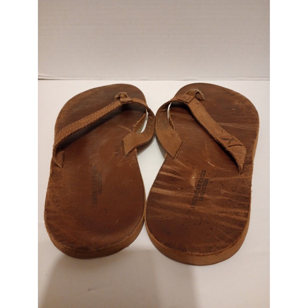 American Eagle Leather Flip-Flops Women’s Size 8